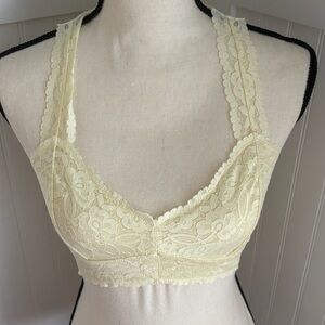 NWT Free People Intimately Bralette Pale Yellow - Medium